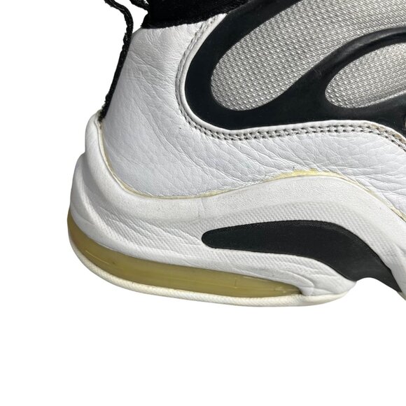 Nike Air Flight Determination Sneakers Mens Size 12.5 Lace Up White Black Rare - Picture 6 of 16